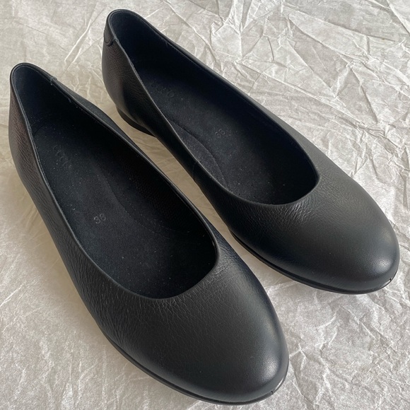 Ecco Shoes - Ecco Touch Ballerina 2.0 Ballet Flats Leather Black